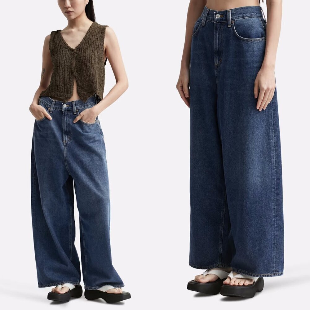 NWT New $248 AGOLDE Valeria Jeans Size 25